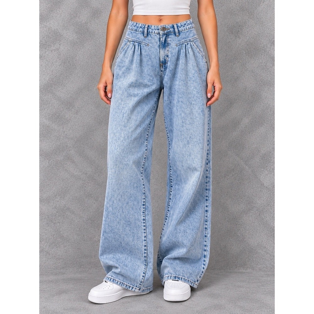 One Teaspoon Street Walker Jeans Womens 29x30 Blue Baggy Wide Leg Slouchy Denim